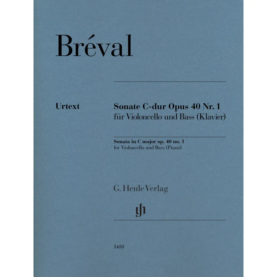 Henle Bréval Sonate C-Dur Op.40/1 Noten Cello