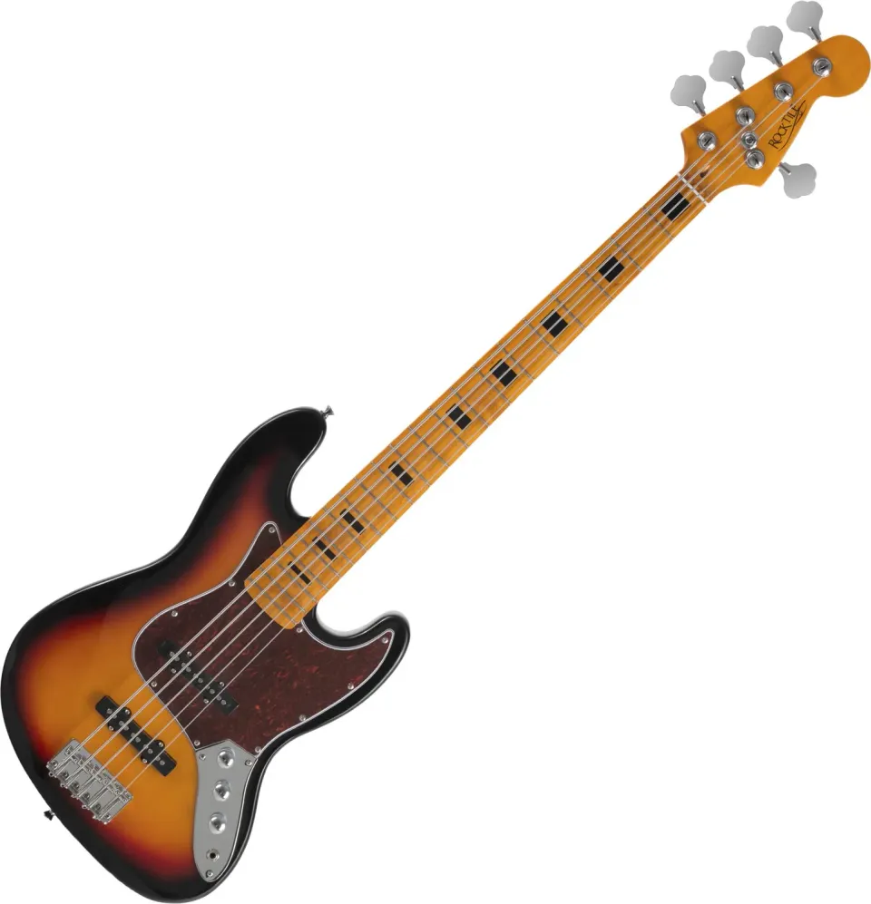 Rocktile Pro JBS50-SB E-Bass Sunburst 5-saitig