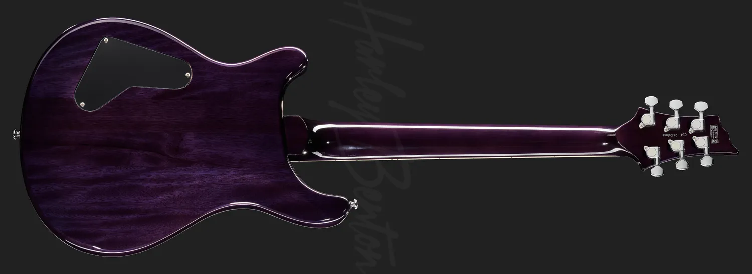 Harley Benton CST-24 E-Gitarre Purple Burst Ahorndecke Split