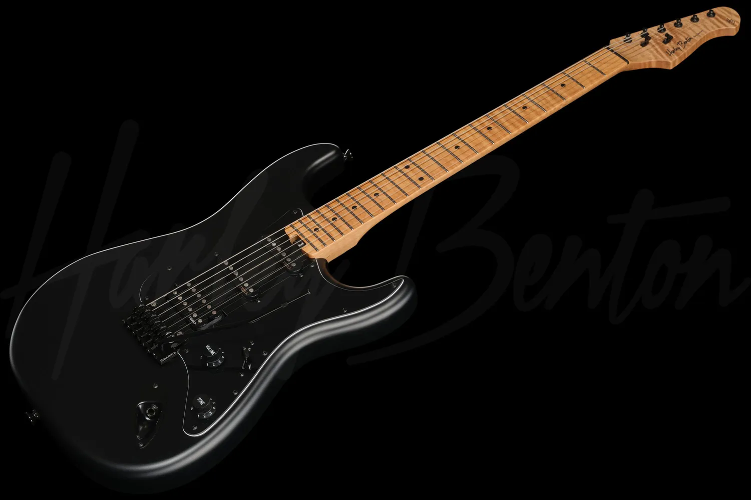 Harley Benton ST-Modern Plus HSS E-Gitarre Satin Black