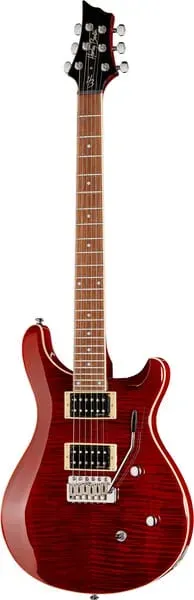 Harley Benton Deluxe CST-24T E-Gitarre Black Cherry Flame