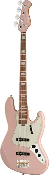 Harley Benton MV-4JB E-Bass Shell Pink 4-saitig