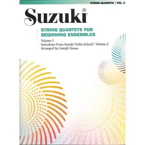 Suzuki Streichquartette Band 2 Noten Anfängerensemble