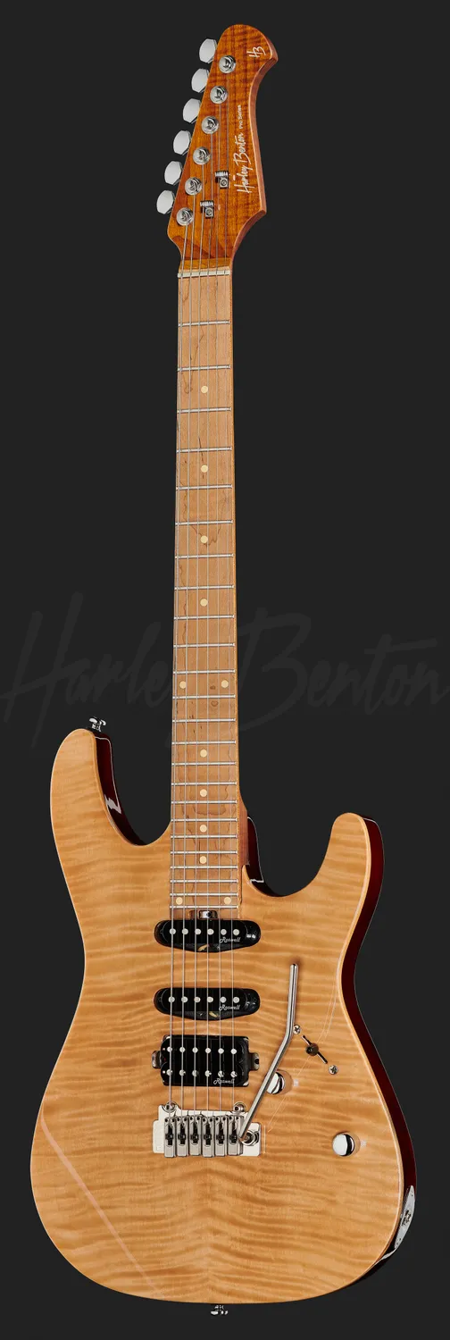 Harley Benton Fusion-III HSS E-Gitarre Roasted FNT
