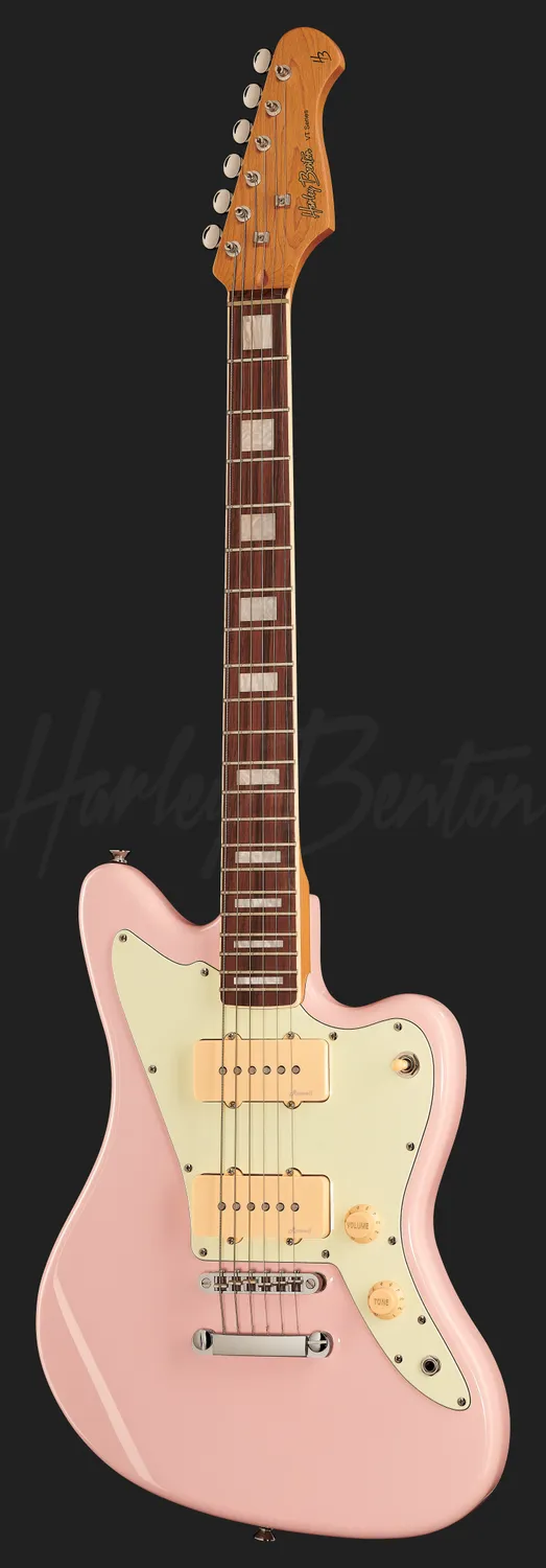 Harley Benton Classic Series JA-60CC E-Gitarre Shell Pink
