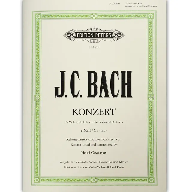 Peters Casadesus Konzert c-Moll Viola Noten Klavier Auszug