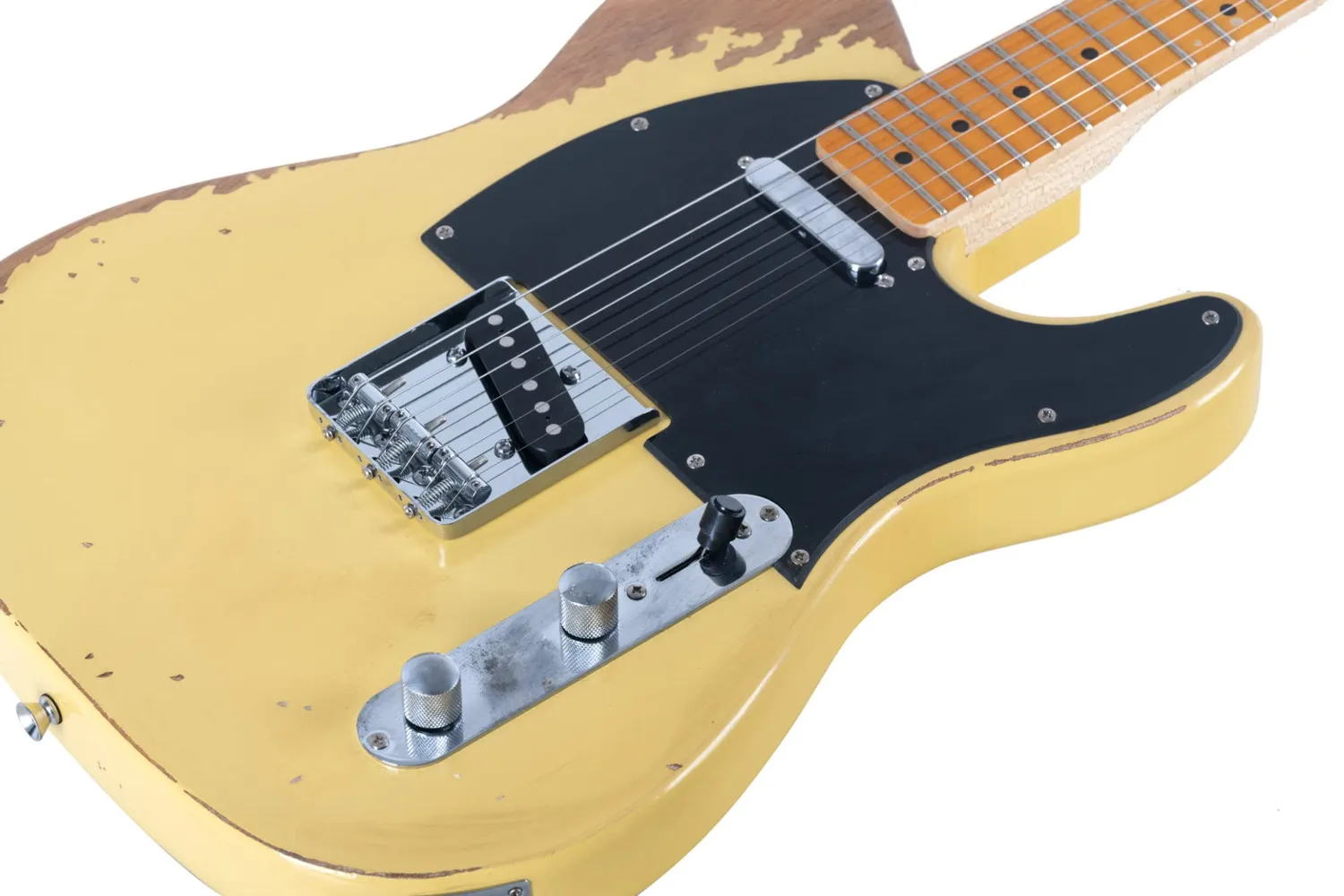 Rocktile Vinstage TL-HMBB E-Gitarre Vintage Blonde Mahagoni