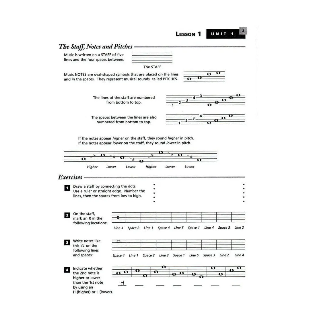Alfred Essentials of Music Theory Book 1 Notenheft Viola Alt-Schlüssel