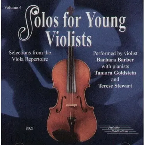 Barbara Barber Solos Young Violists Volume 4 Viola Noten mit CD