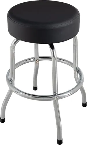 Rocktile Barstool Gitarrenhocker Schwarz 62 cm Sitzhöhe