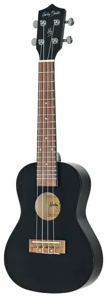 Harley Benton UK-12C Black Konzert-Ukulele schwarz