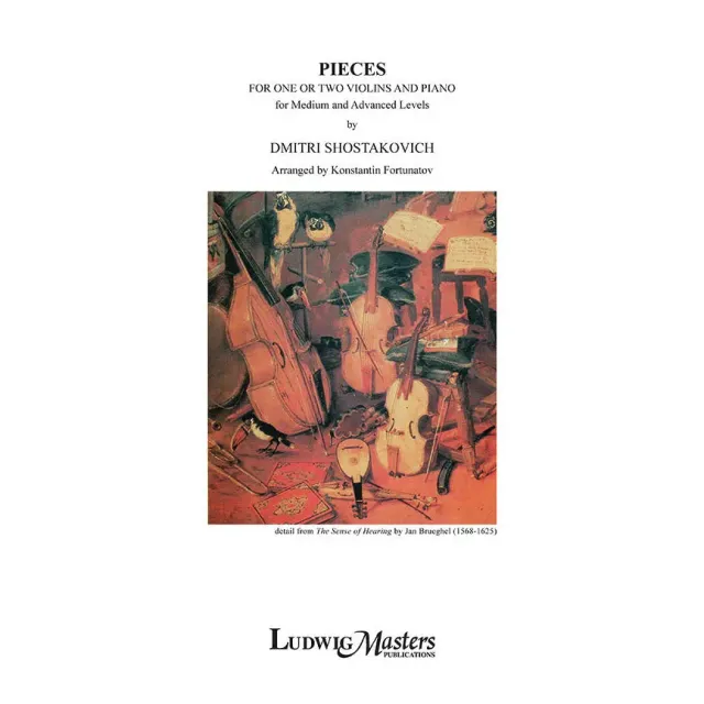 Ludwig Masters Schostakowitsch Stücke Noten 2 Violinen Klavier