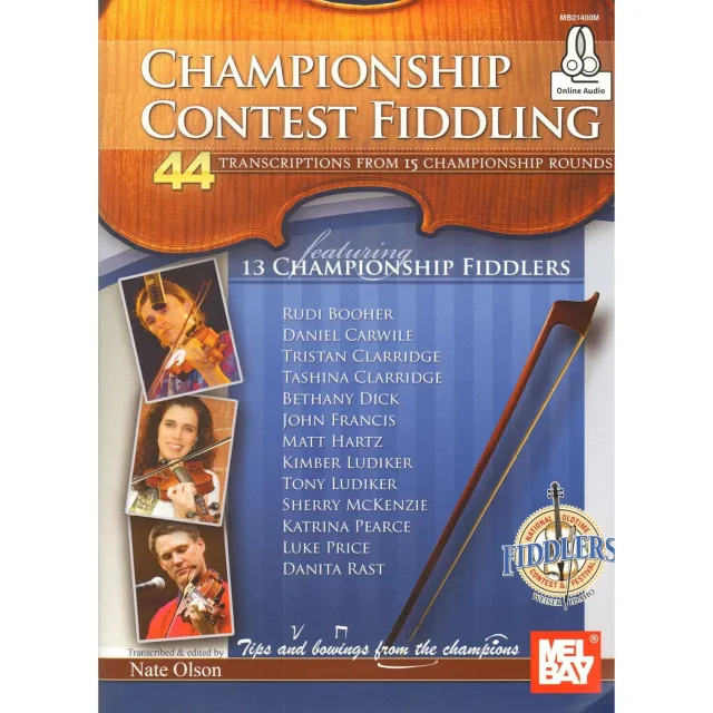 Championship Contest Fiddling Noten Violine Online-Audio Mel Bay