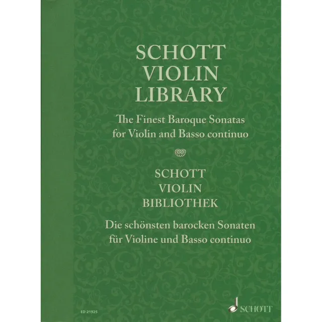 Schott Finest Baroque Sonatas Noten für Violine Continuo