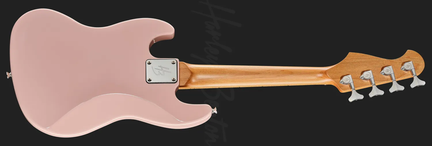Harley Benton Vintage JB-62CC Mini E-Bass Shell Pink
