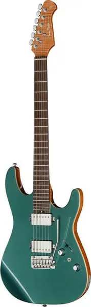 Harley Benton Progressive Fusion-IV HH RW JM E-Gitarre Jade Metallic
