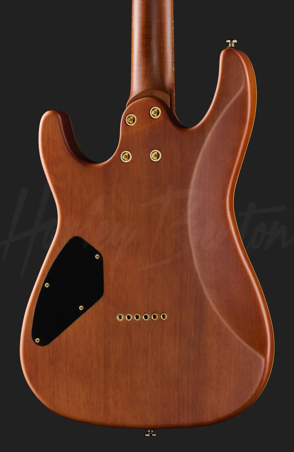 Harley Benton Progressive Fusion Signature E-Gitarre Walnut