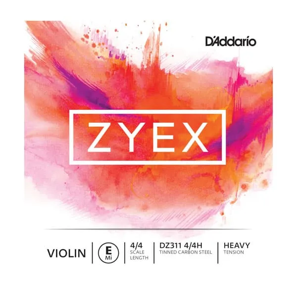 DAddario Zyex Violinsaite E medium 4/4 Carbonstahl Kugel