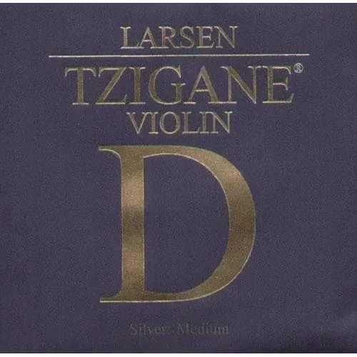 Larsen Tzigane Violin D-Saite 4/4 mittel Silber