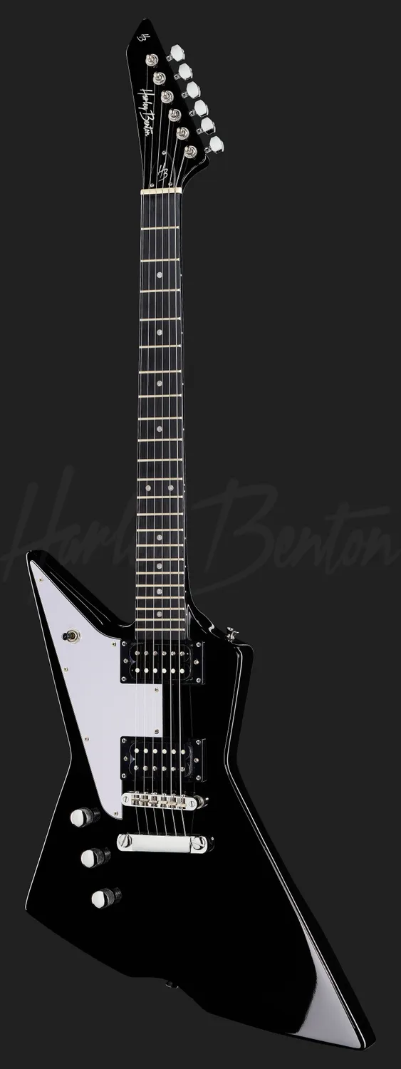 Harley Benton Rock EXtreme-76LH BK E-Gitarre Linkshänder schwarz