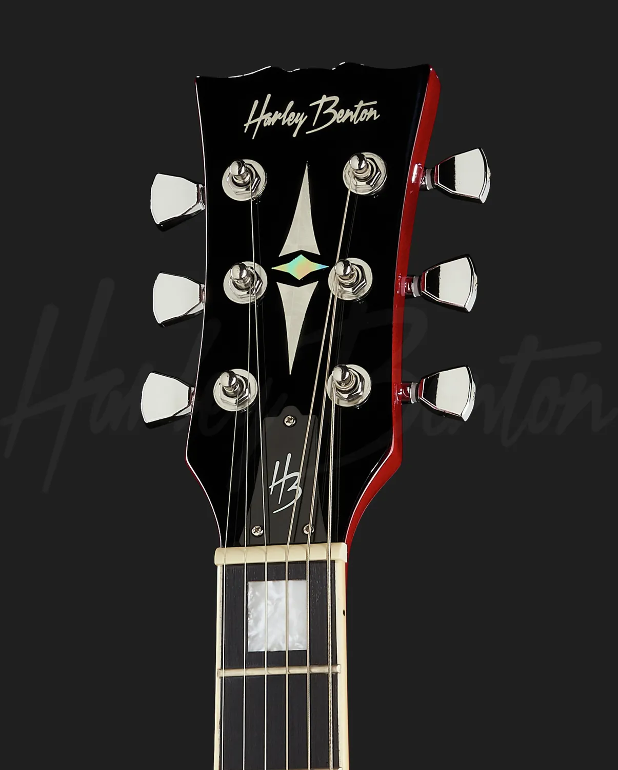 Harley Benton Deluxe HB-35Plus LH E-Gitarre Linkshänder Cherry