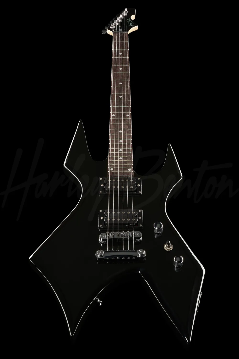 Harley Benton Classic WL-20 E-Gitarre Schwarz Humbucker