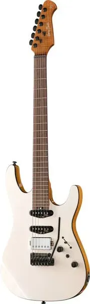 Harley Benton Fusion-IV HSS RW E-Gitarre White Metallic
