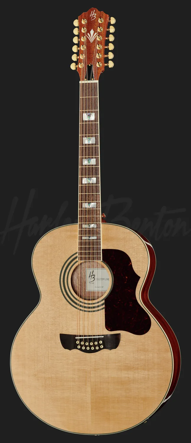 Harley Benton Custom Line CLJ-412E NT 12-Saiter Jumbo