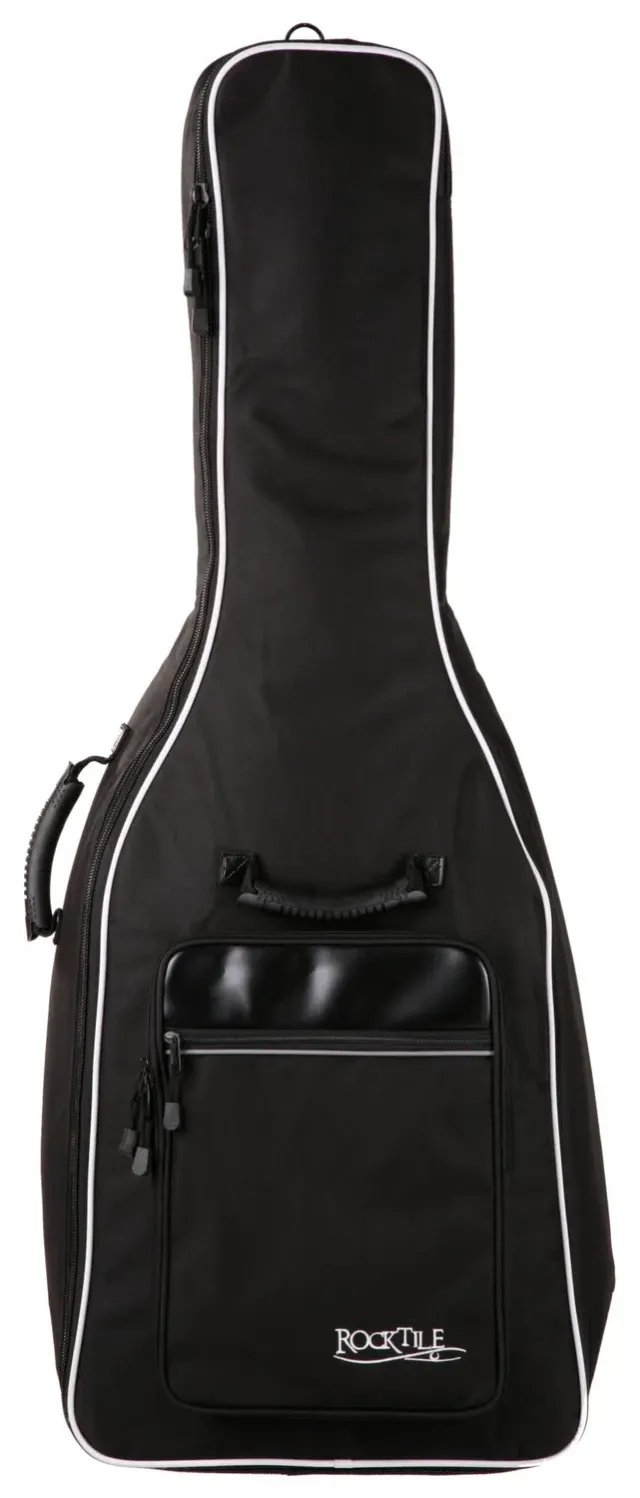 Rocktile Westerngitarrentasche 4/4 Gigbag Schwarz gepolstert