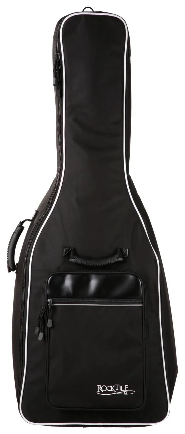 Rocktile Westerngitarrentasche 4/4 Gigbag Schwarz gepolstert
