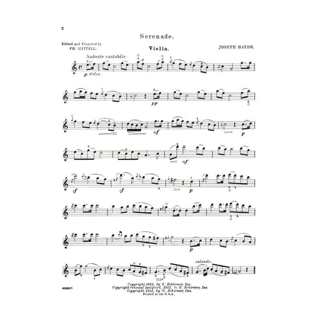 G. Schirmer 37 Violin Pieces Violinnoten Violine Klavier
