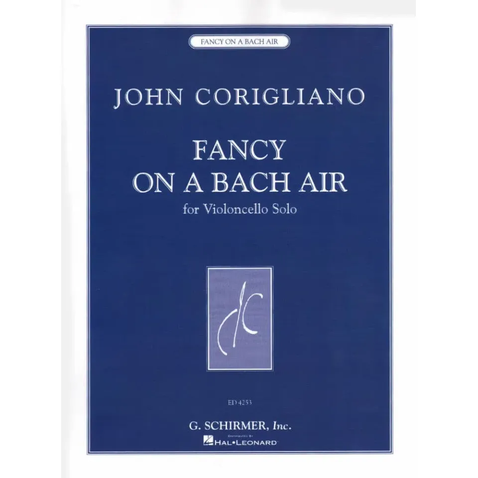 G. Schirmer Corigliano Fancy on a Bach Air Cello solo Noten
