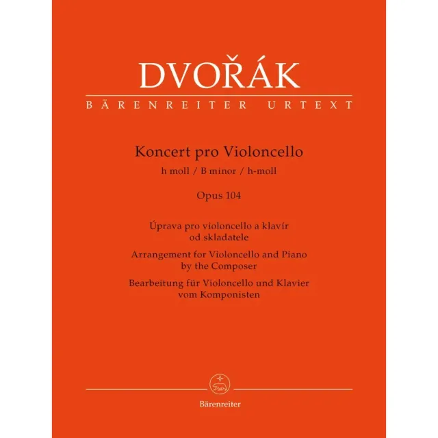 Shar Music Dvorak Cellokonzert Op.104 Noten Cello Klavier
