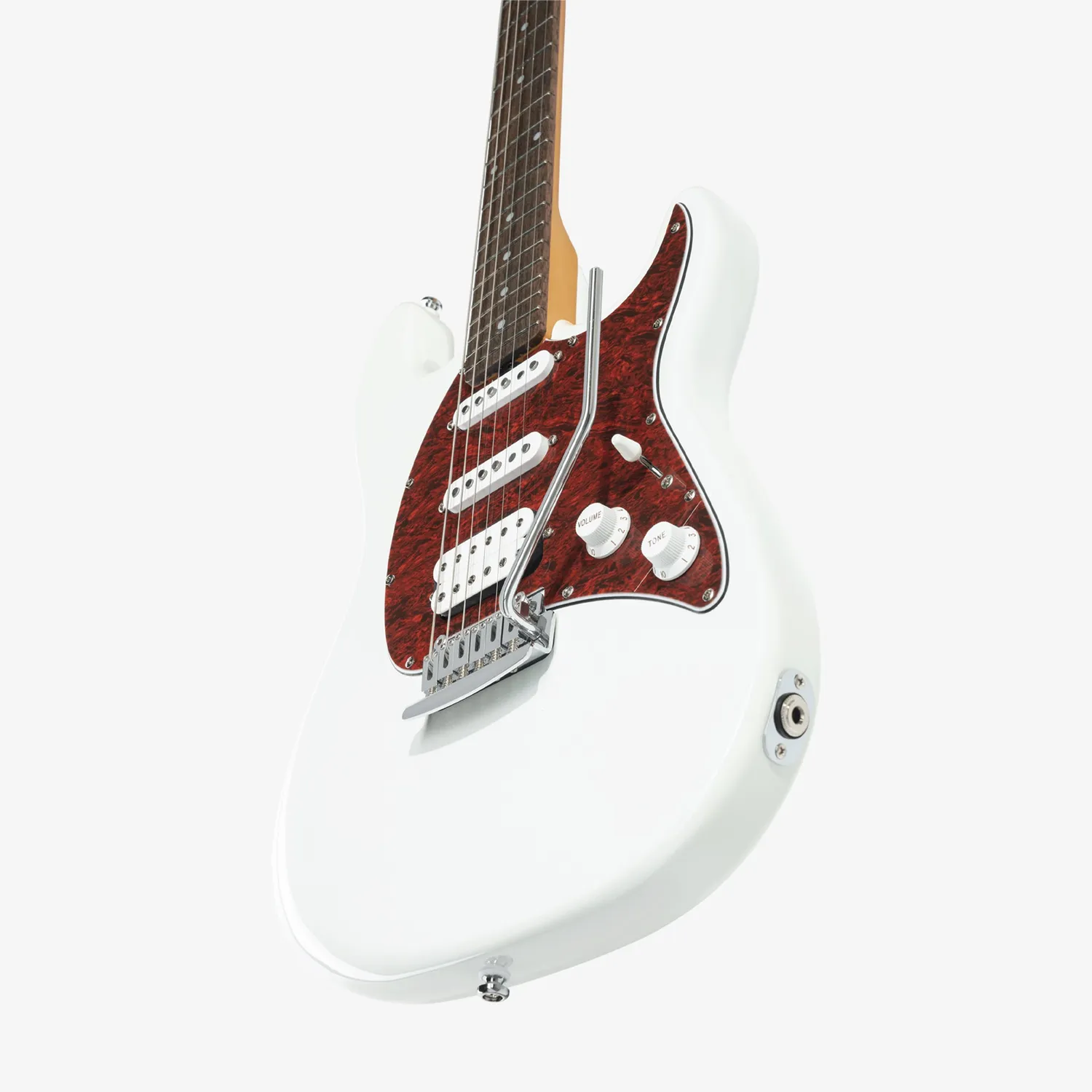 Sterling SUB Cutlass E-Gitarre Olympic White HSS