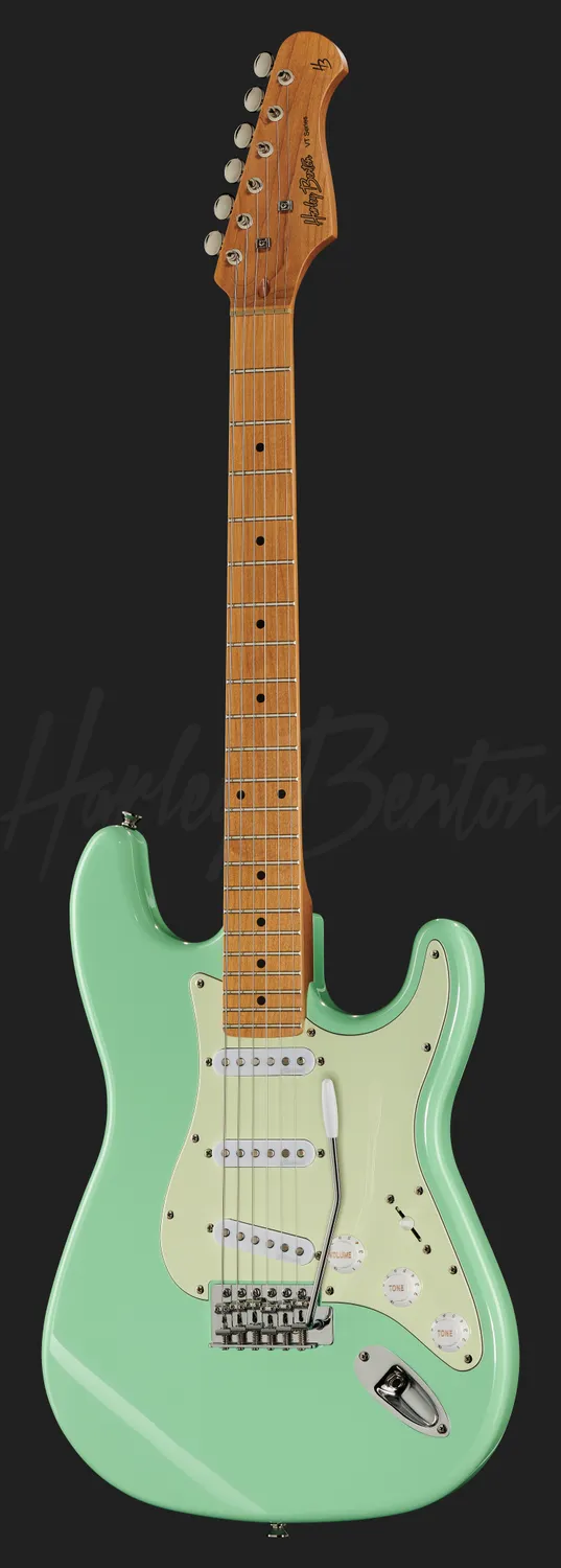 Harley Benton ST-62CC MN E-Gitarre Seafoam Green 3 Singlecoils