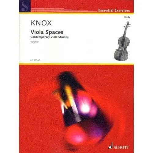 Knox Viola Spaces 1 Bratschen-Etüden Noten Schott