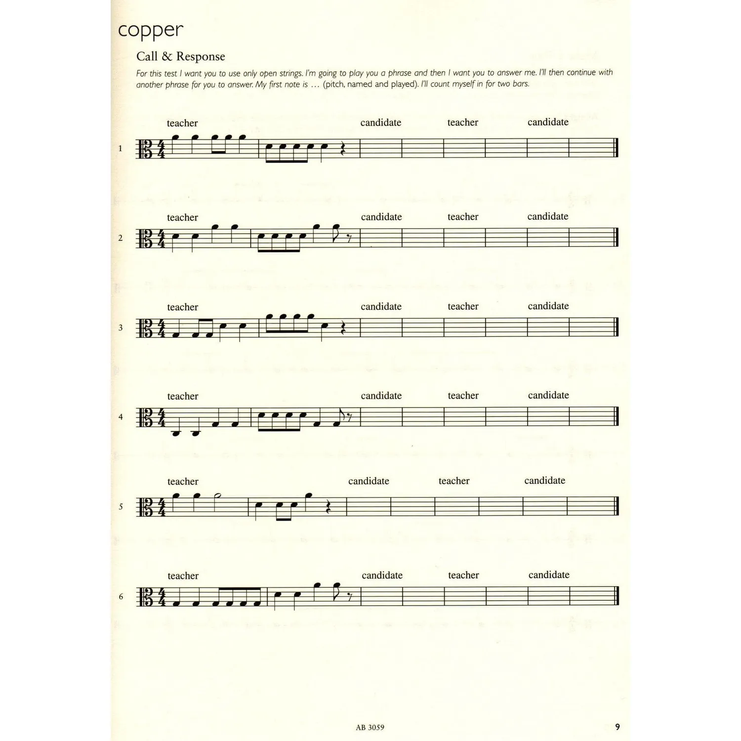 Shar Music Medals Viola Options Practice Book Noten Viola