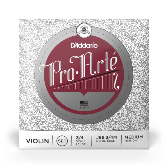 D'Addario Pro-Arte 3/4 Violinsaiten Satz mittel warm