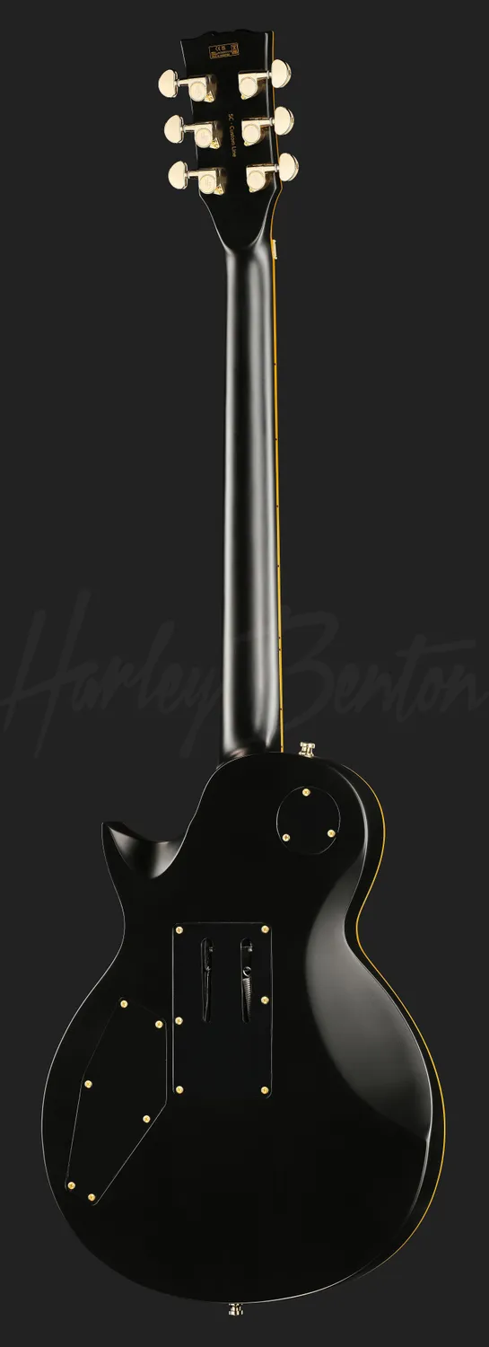 Harley Benton SC-Custom III FR E-Gitarre Vintage Black Floyd Rose