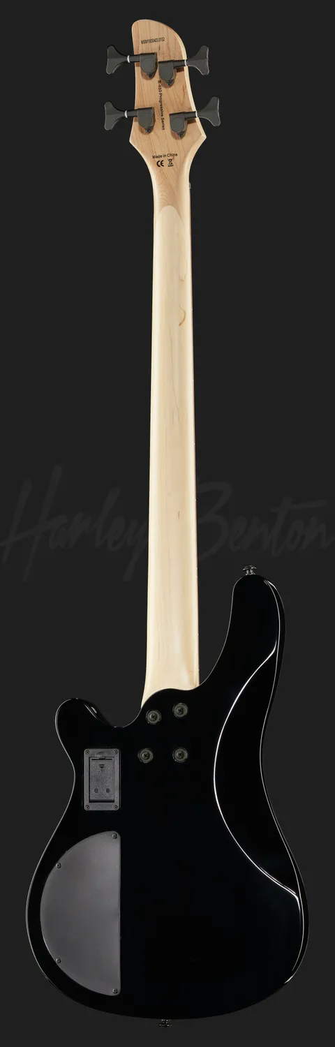 Harley Benton B-450FL BK E-Bass Fretless Schwarz