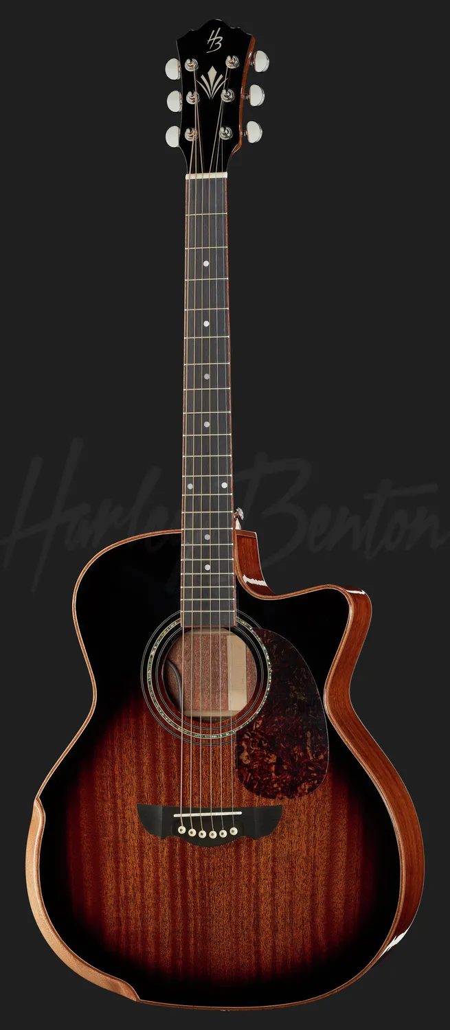 Harley Benton Custom Line CLG-650SM-CE VS Westerngitarre massiv