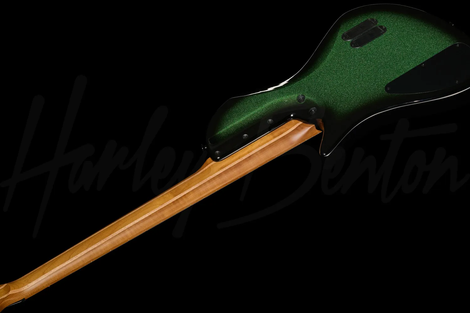 Harley Benton Pro MSB-5 E-Bass 5-Saiter emerald sparkle