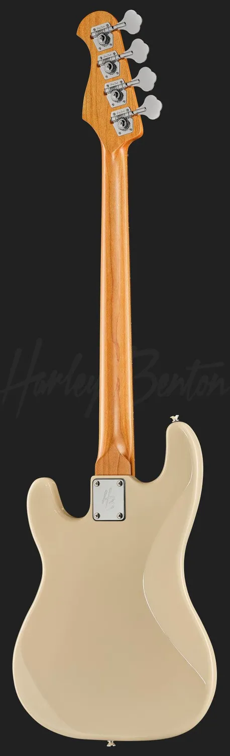Harley Benton PB-62CC OW E-Bass Vintage Split-Coil weiß