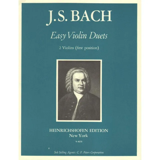 Heinrichshofen Bach Leichte Violinduos 2 Violinen Noten
