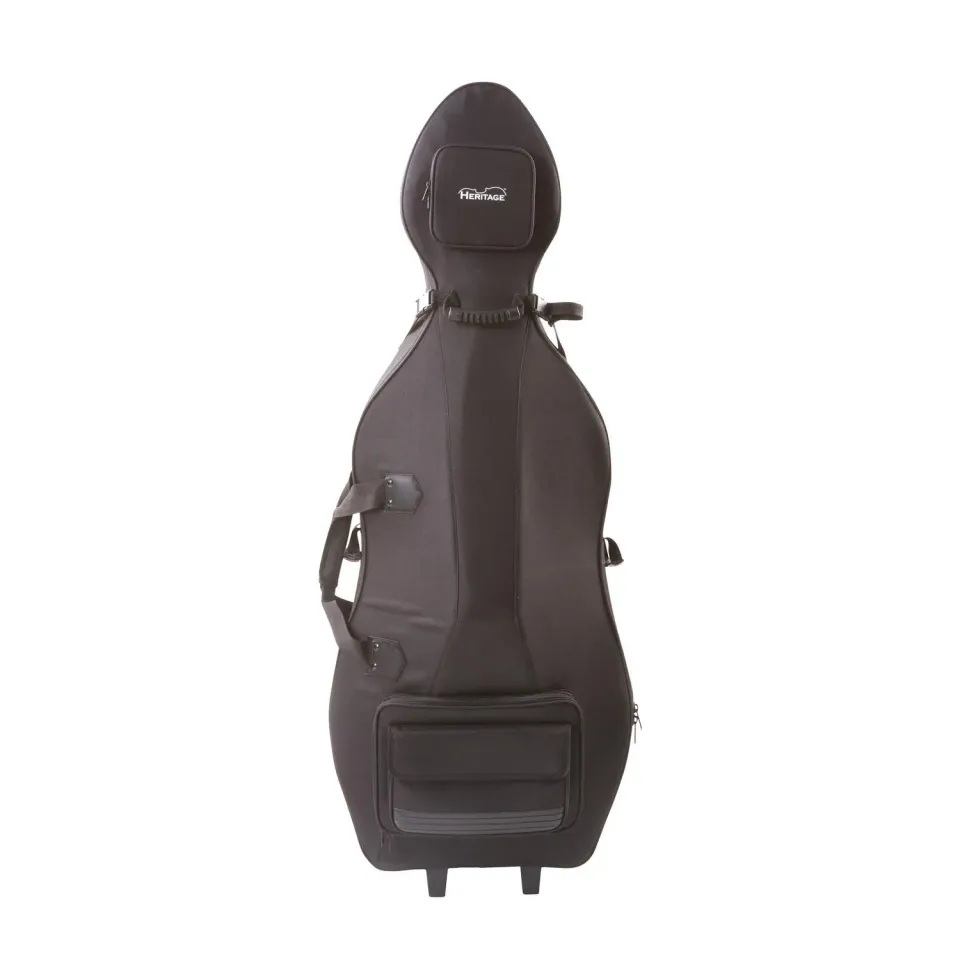 Heritage Ultra-Lite Cellokoffer 4/4 Rollen Samt