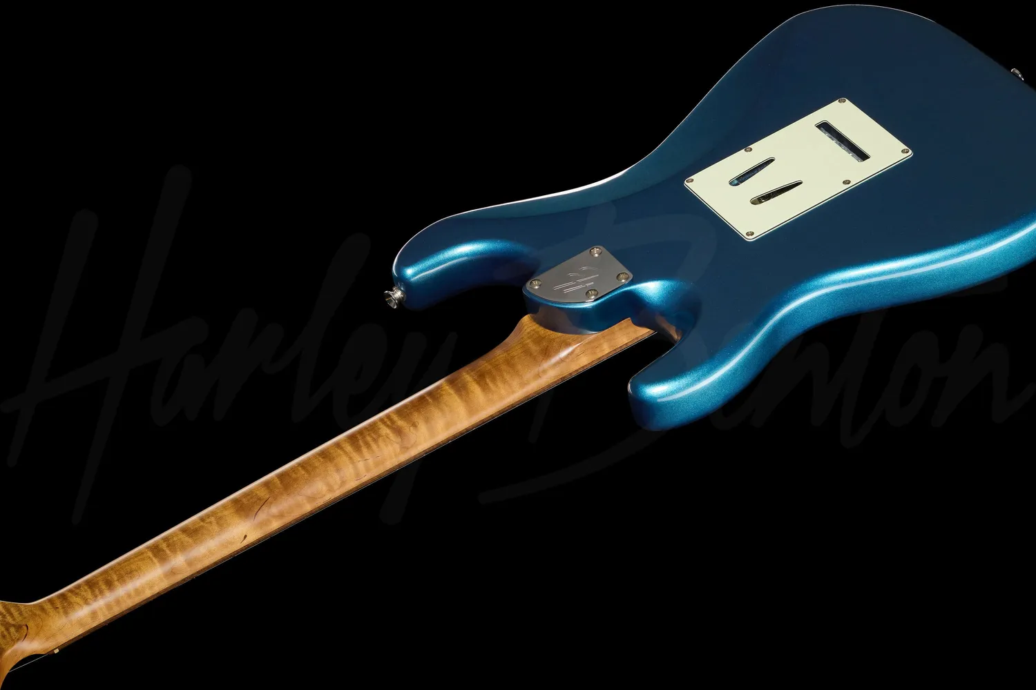 Harley Benton Deluxe ST-Modern Plus HSS E-Gitarre Lake Placid Blue Erle