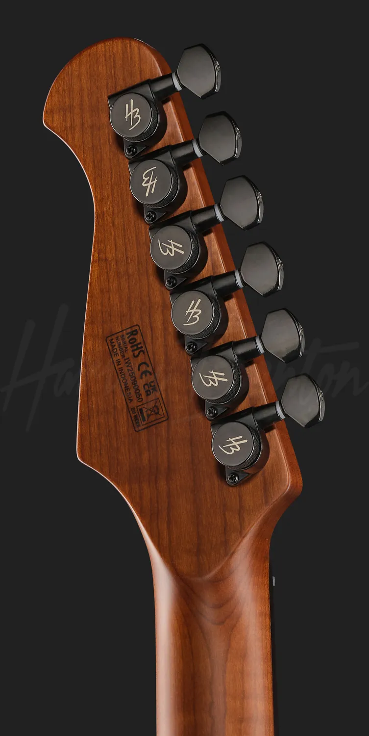 Harley Benton Fusion-IV HSH RW BM E-Gitarre Black Metallic HSH