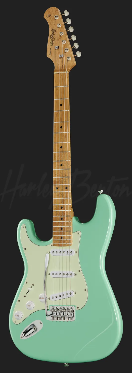 Harley Benton ST-62CC MN LH E-Gitarre Seafoam Green links