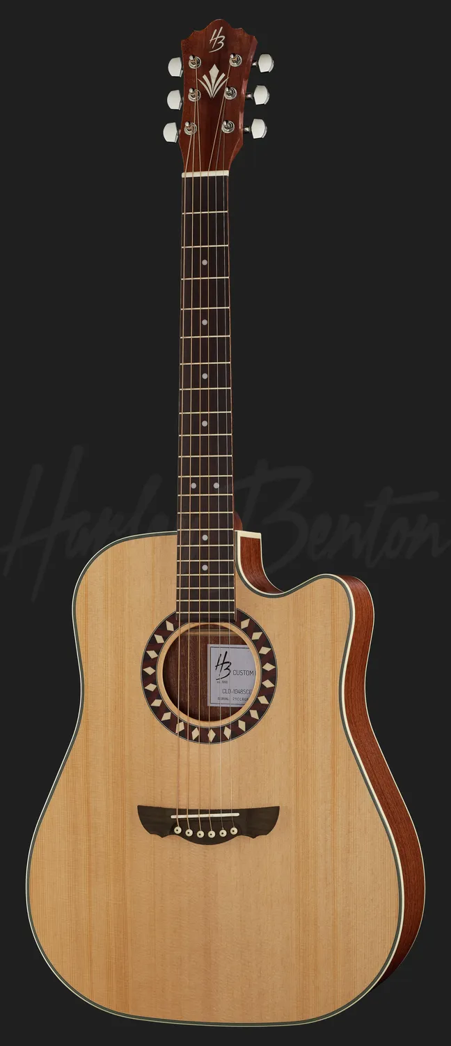 Harley Benton Custom Line CLD-1048SCE NS Westerngitarre 48 mm