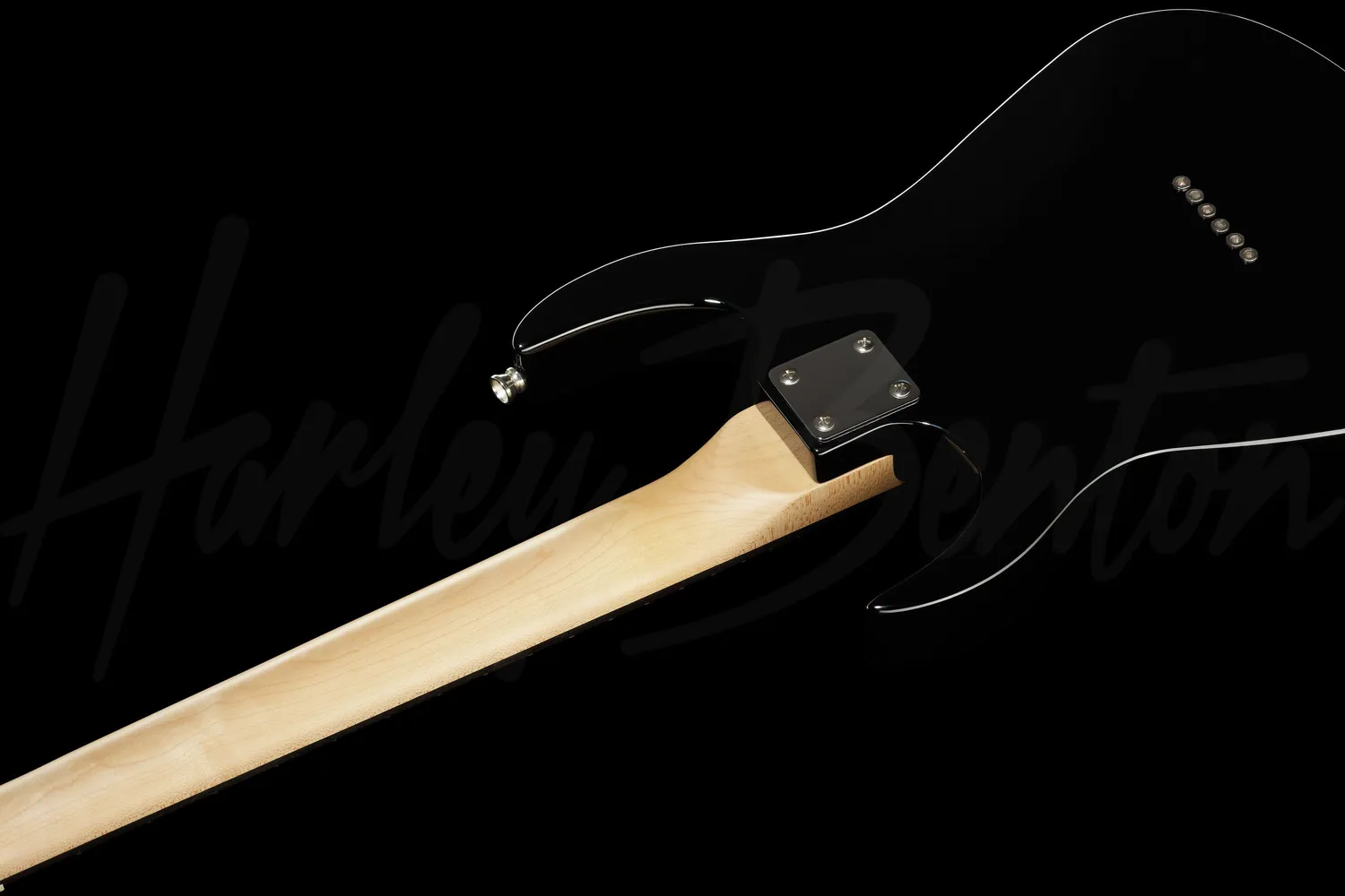 Harley Benton Student Series RG-Junior BK E-Gitarre schwarz 3/4
